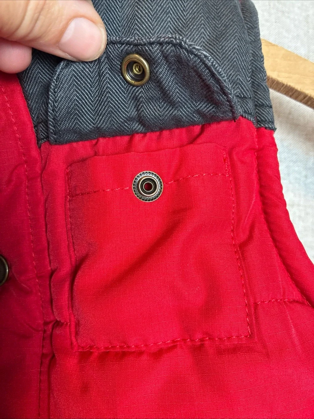 Carters Red Sherpa Collar Quilted Puffer Vest Kids 3T Snaps Fleece Lined Cozy